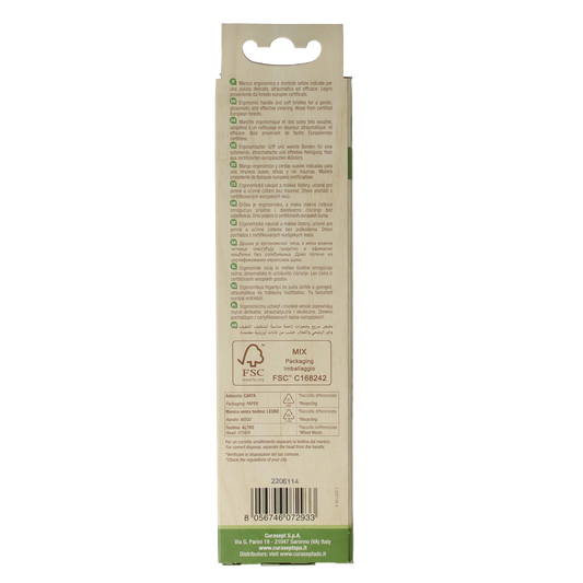 Curasept Tandenborstel wood soft 1.00 Stuks