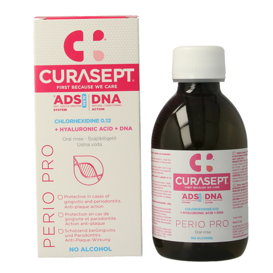 Curasept ADS DNA Perio Pro CHX 0,12% + HA mondspoelmiddel 200 Milliliter