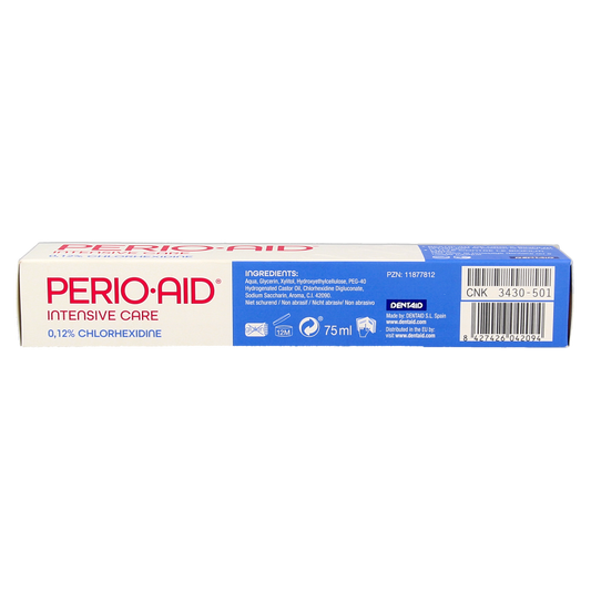 Perio Aid Intensive care tandpasta gel 0.12% CHX 75 Milliliter