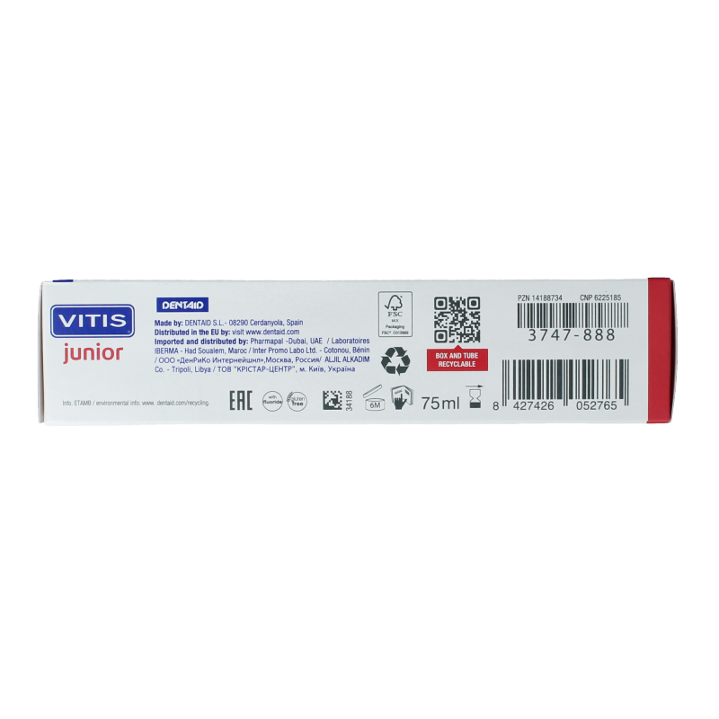 Vitis Tandgel junior 75 Milliliter