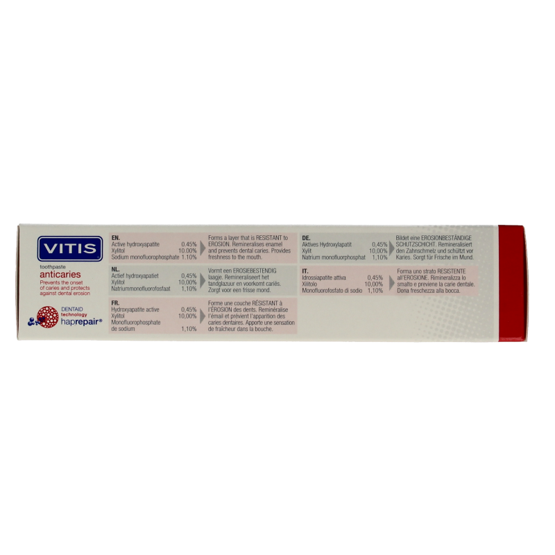 Vitis Tandpasta anti caries 75 Milliliter