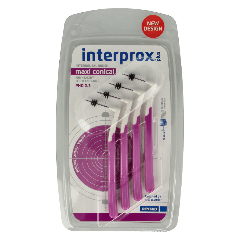 Interprox Plus ragers maxi conical paars 4 Stuks