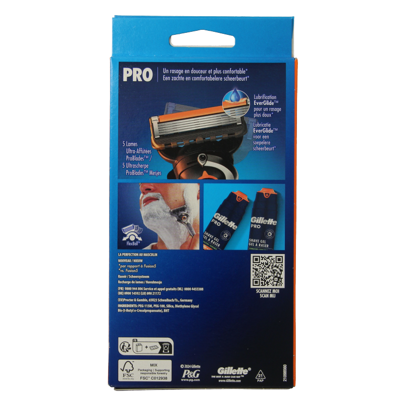 Gillette Proglide manual razor 2 Stuks