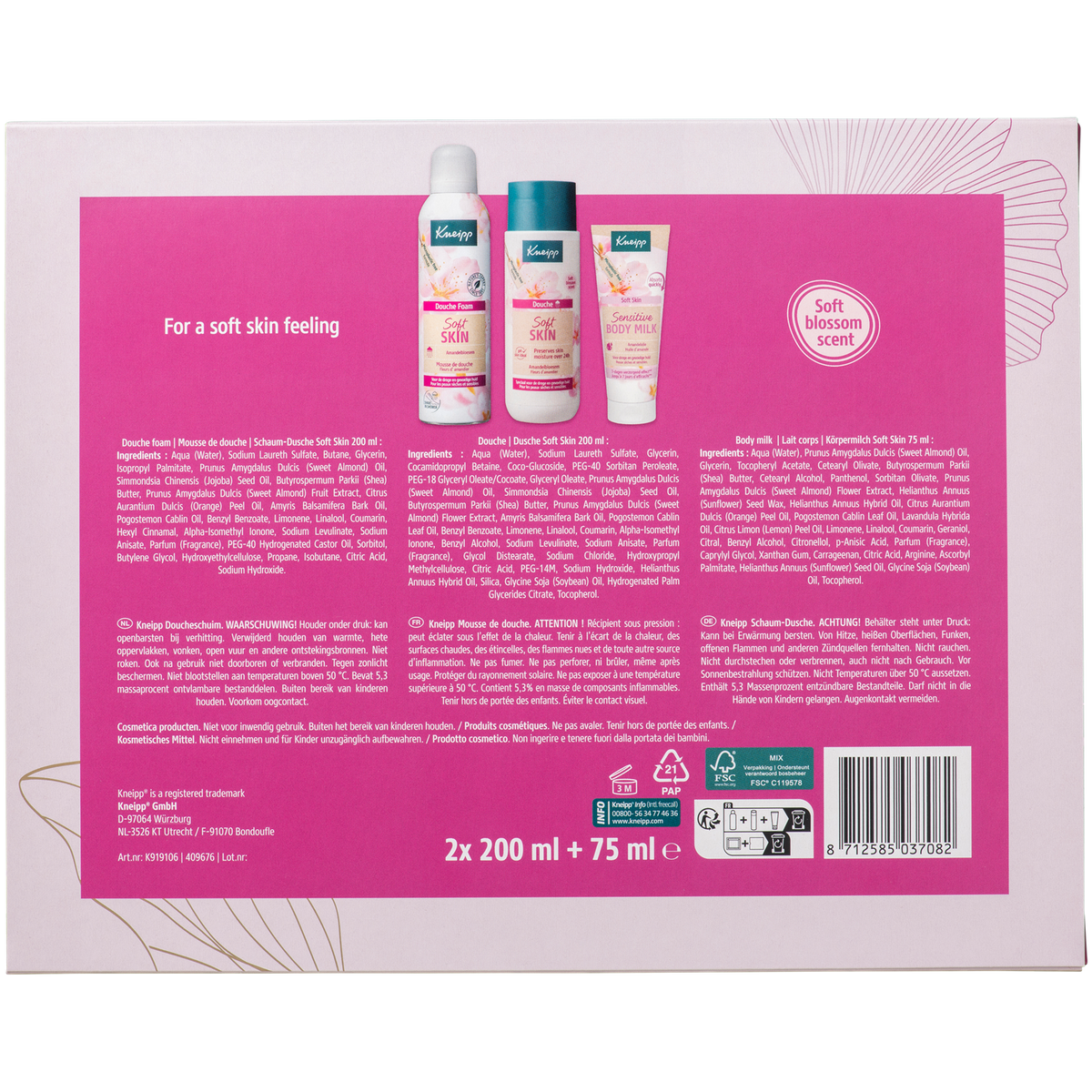 Kneipp Luxe giftset Soft Skin 1.00 Set