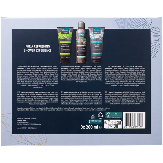 Kneipp Luxe giftset Men Shower 1.00 Set