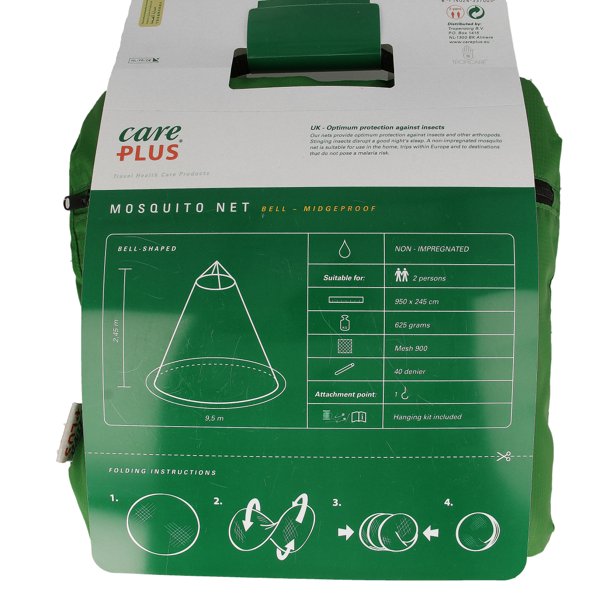 Care Plus Mosquito net midge proof bell 2-persoons 1.00 Stuks