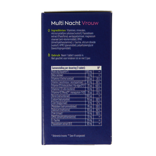 Vitakruid Multi Dag & Nacht Vrouw 100% Vegan 2 x 30 60.00 Tabletten
