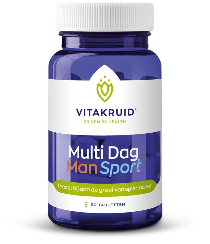 Vitakruid Multi Dag Man Sport 30 Tabletten