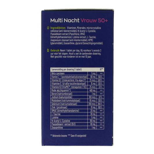 Vitakruid Multi dag & nacht vrouw 50+ 2 x 30 tabletten 60.00 Tabletten