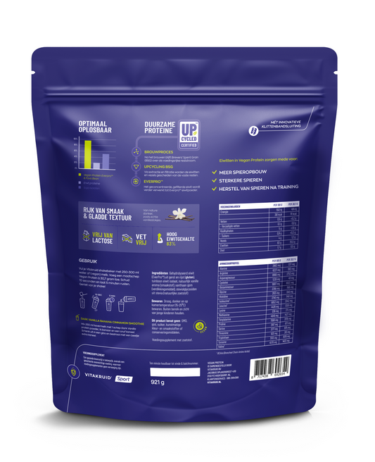 Vitakruid Vegan protein Soft vanilla 921.00 Gram