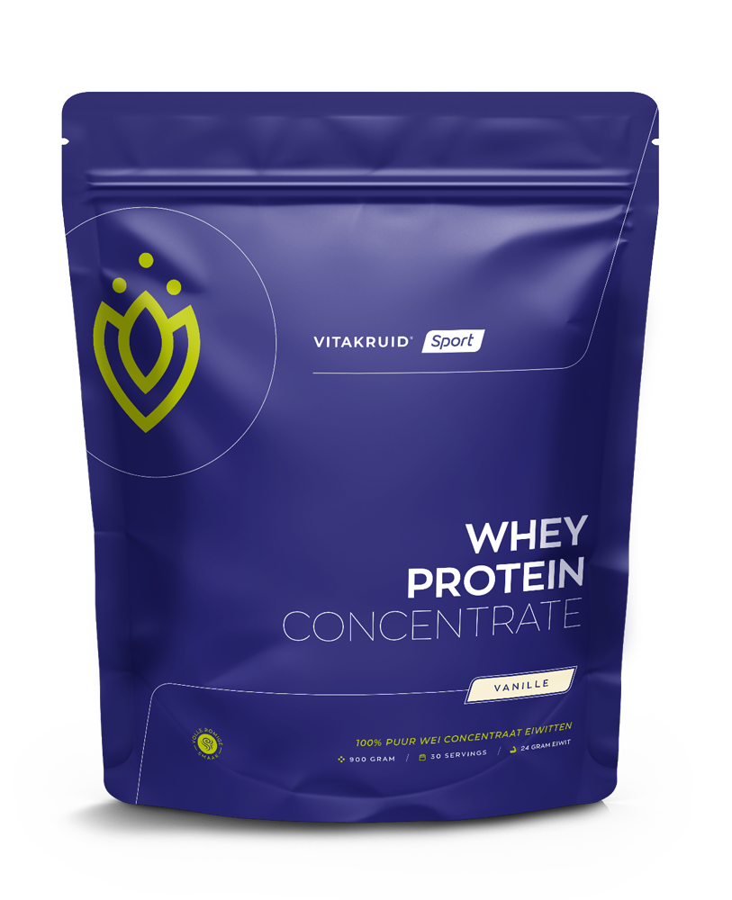 Vitakruid Whey protein concentrate vanille 900 Gram