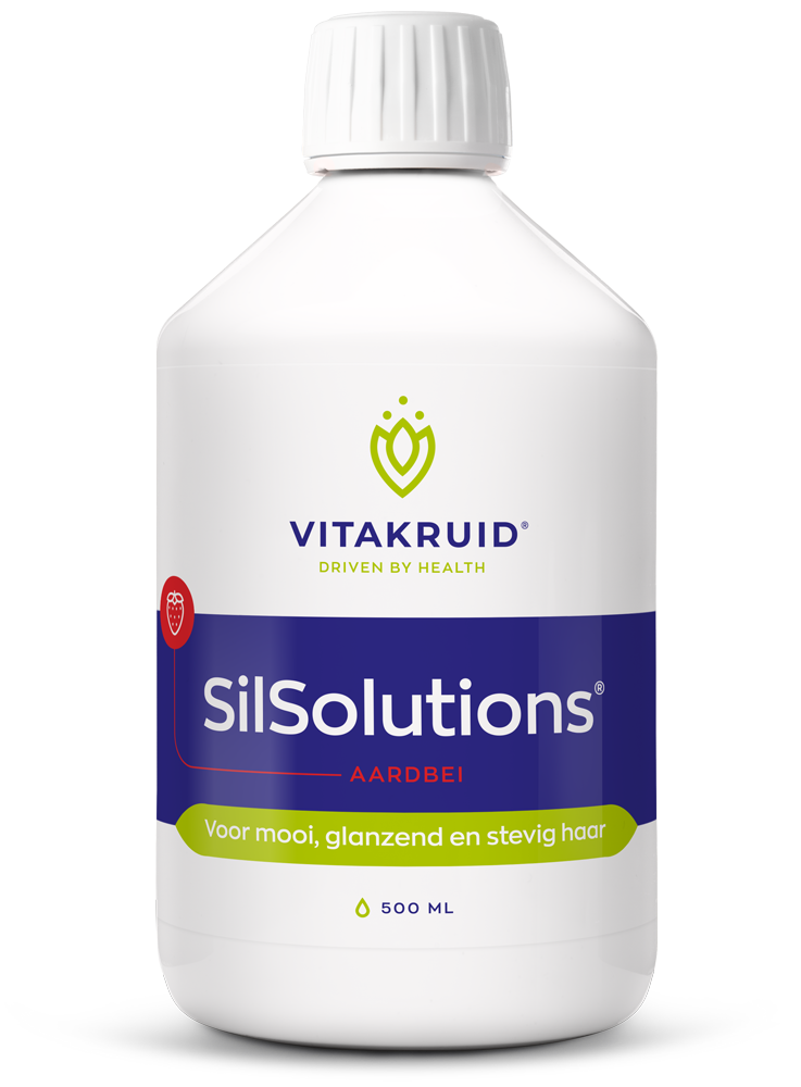 Vitakruid SilSolutions aardbei 500 500.00 Milliliter