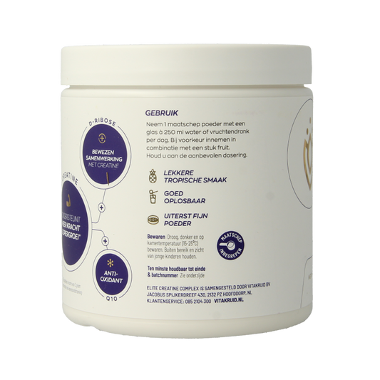 Vitakruid Elite Creatine Complex D-Ribose, Q10 & Magn Tropic 315 Gram