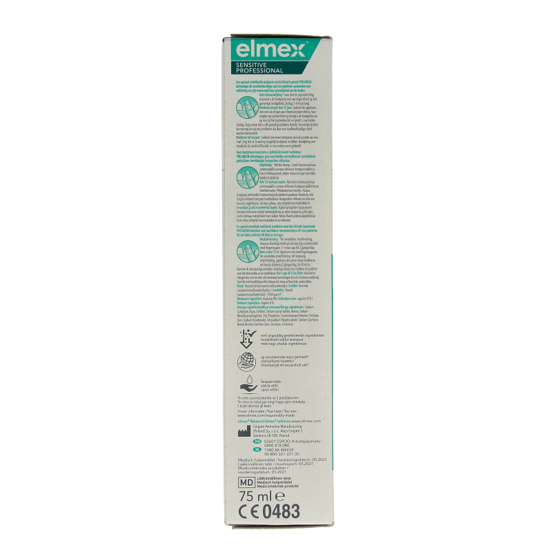 Elmex Tandpasta sensitive professional 75 Milliliter