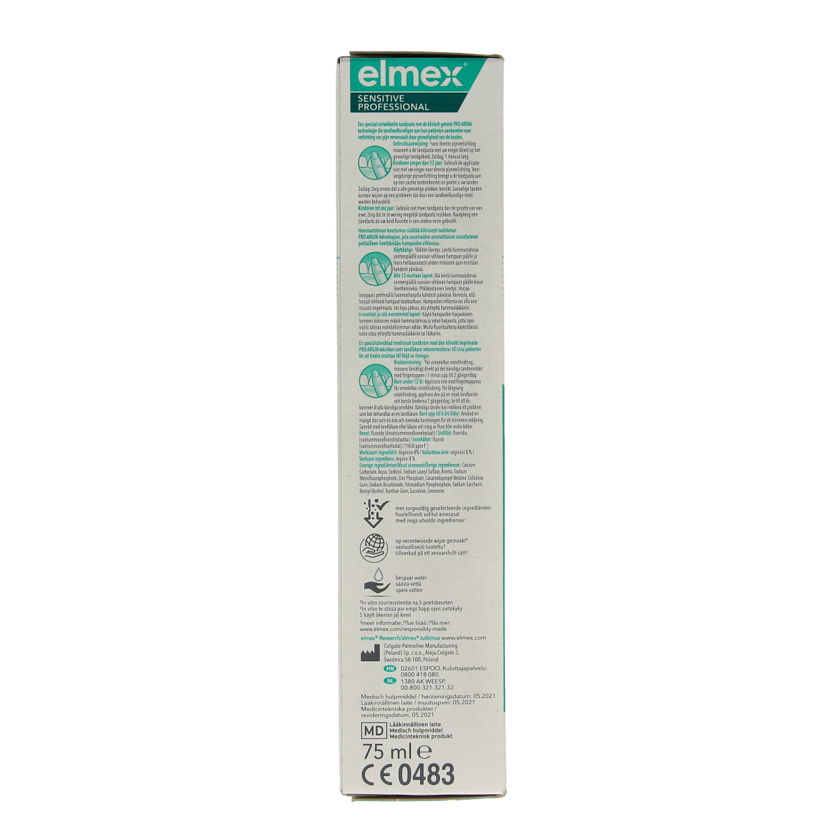 Elmex Tandpasta sensitive professional 75.00 Milliliter
