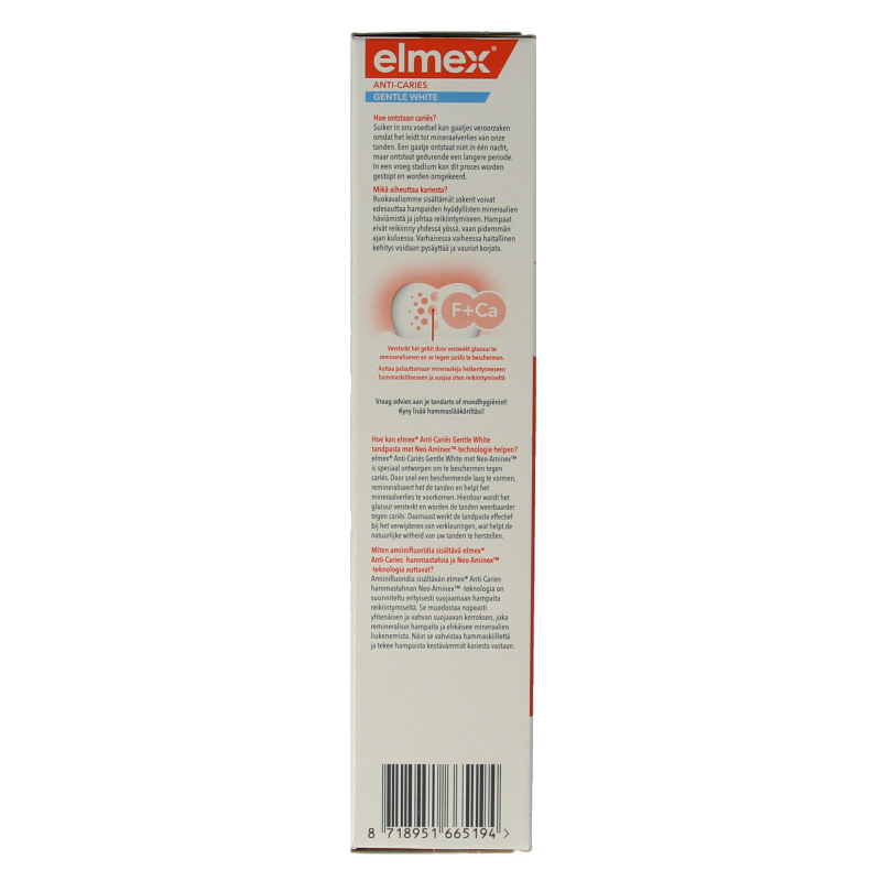 Elmex Tandpasta anti caries gentle white 75 Milliliter