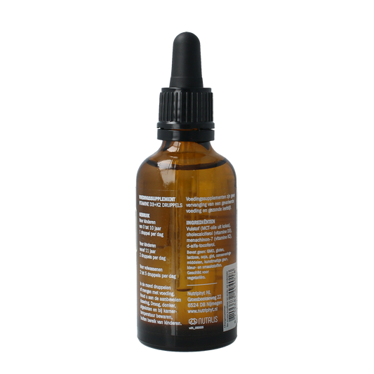 Nutalis Vitamine D3 & K2 druppels 50.00 Milliliter