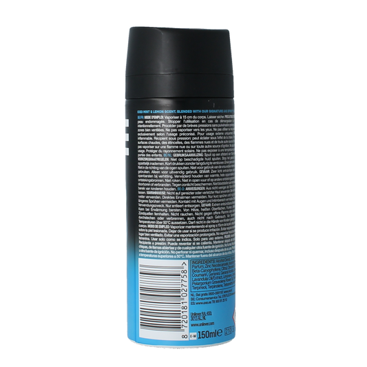AXE Deodorant bodyspray ice chill 150.00 Milliliter