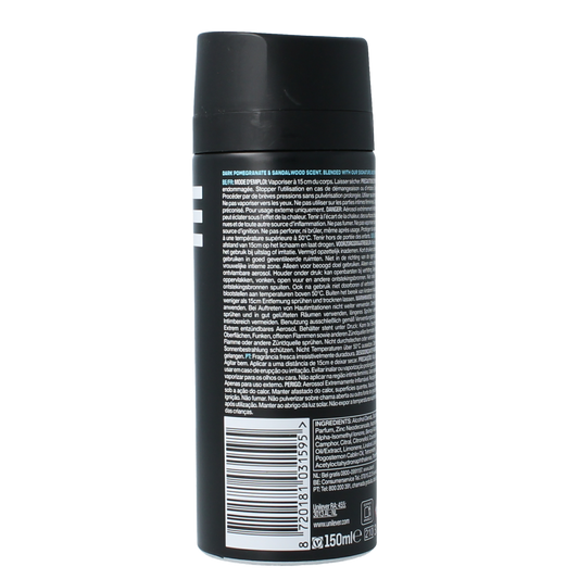 AXE Deodorant bodyspray anarchy 150.00 Milliliter