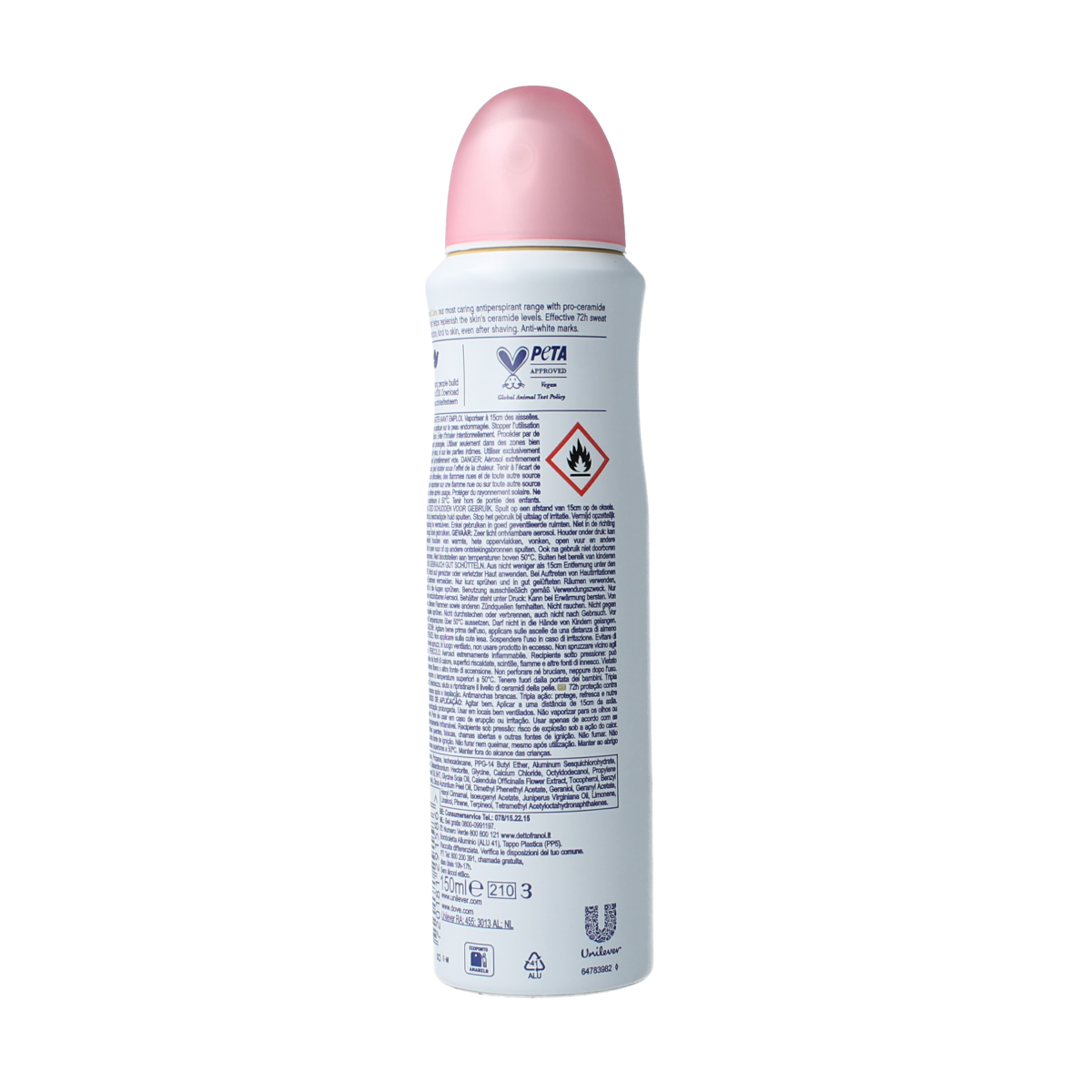 Dove Deodorant spray invisible care 150.00 Milliliter