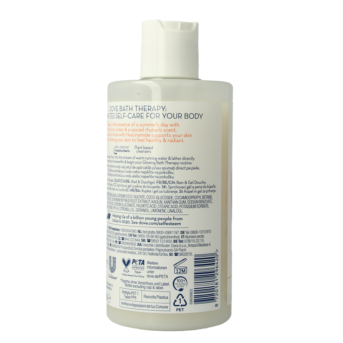 Dove Bad & douchegel glow 400.00 Milliliter