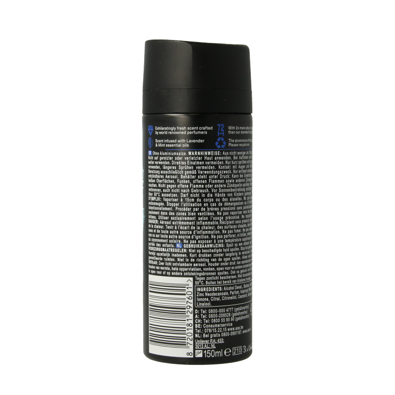 AXE Deodorant bodyspray kenobi blue lavender 150 Milliliter