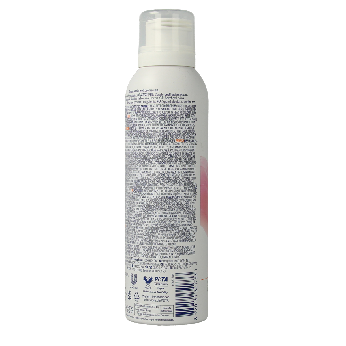 Dove Glow shower & shave foam 200.00 Milliliter