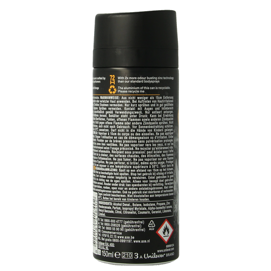 AXE Deodorant bodyspray black vanilla 150 Milliliter