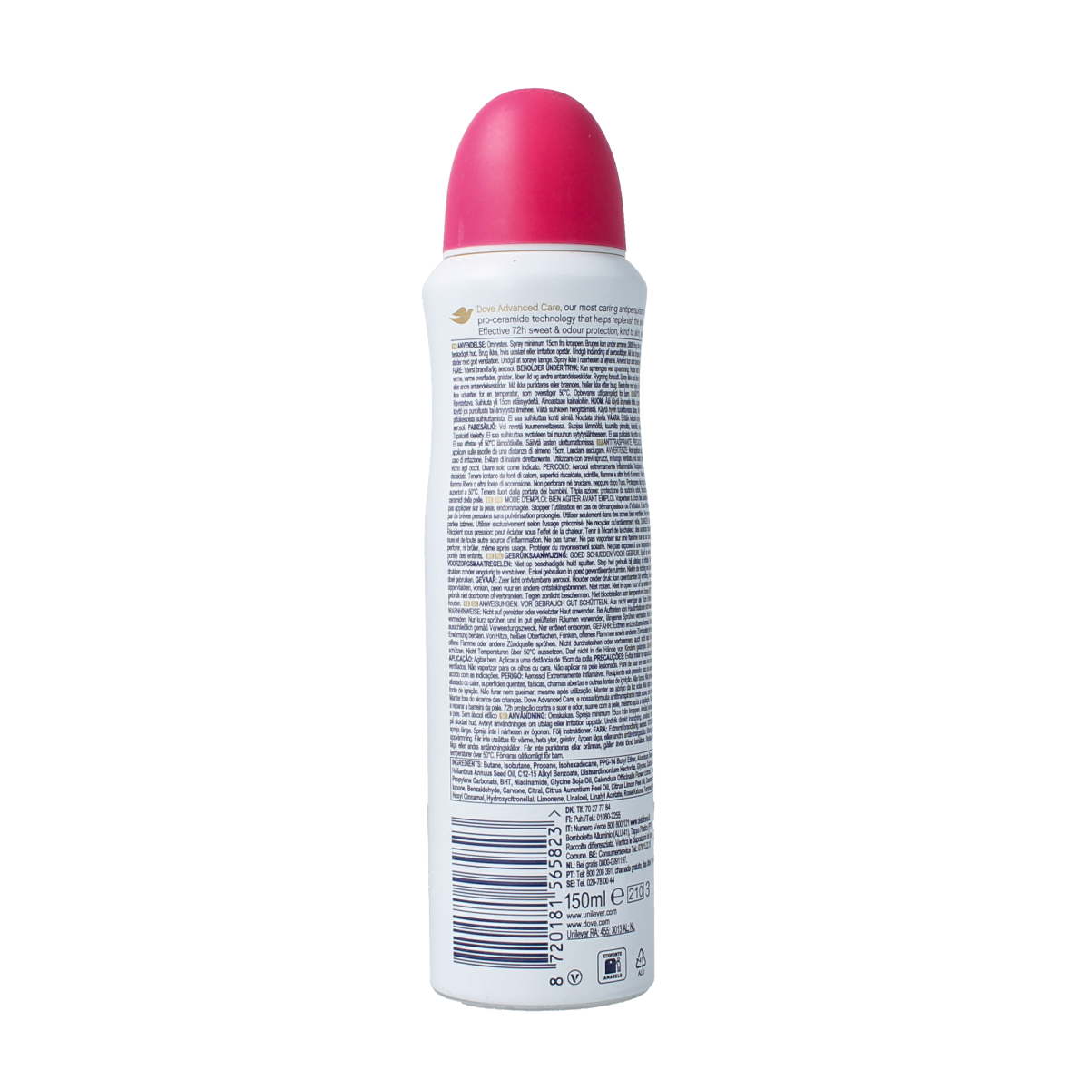 Dove Deodorant spray dragon fruit & coconut 150.00 Milliliter