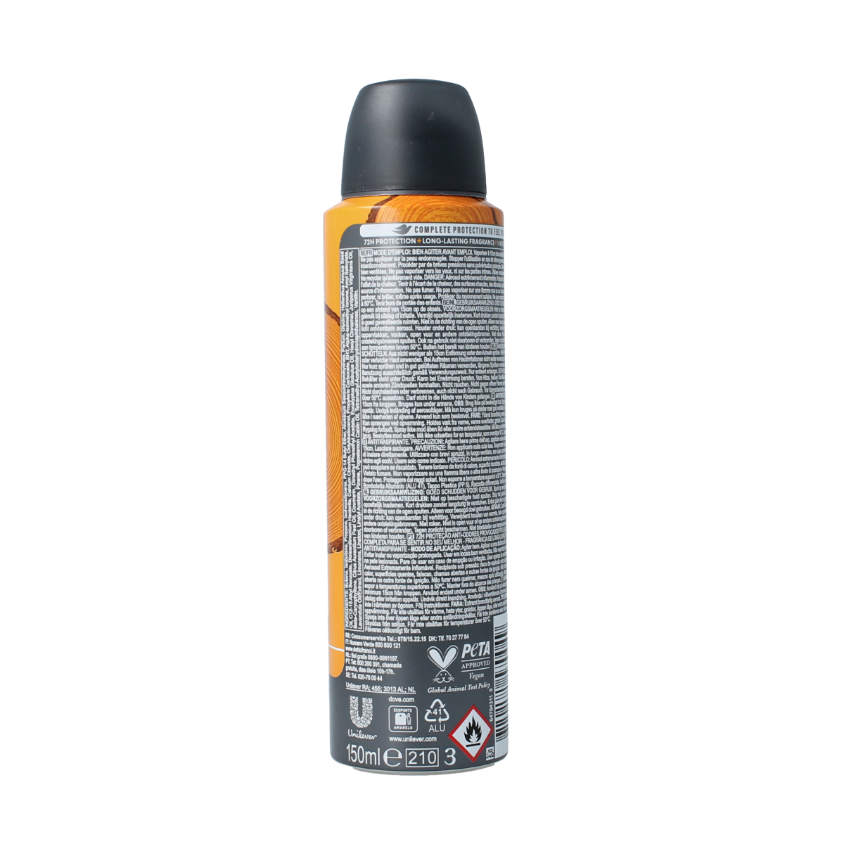 Dove Men+ care deodorant sandalwood /vanilla 150.00 Milliliter
