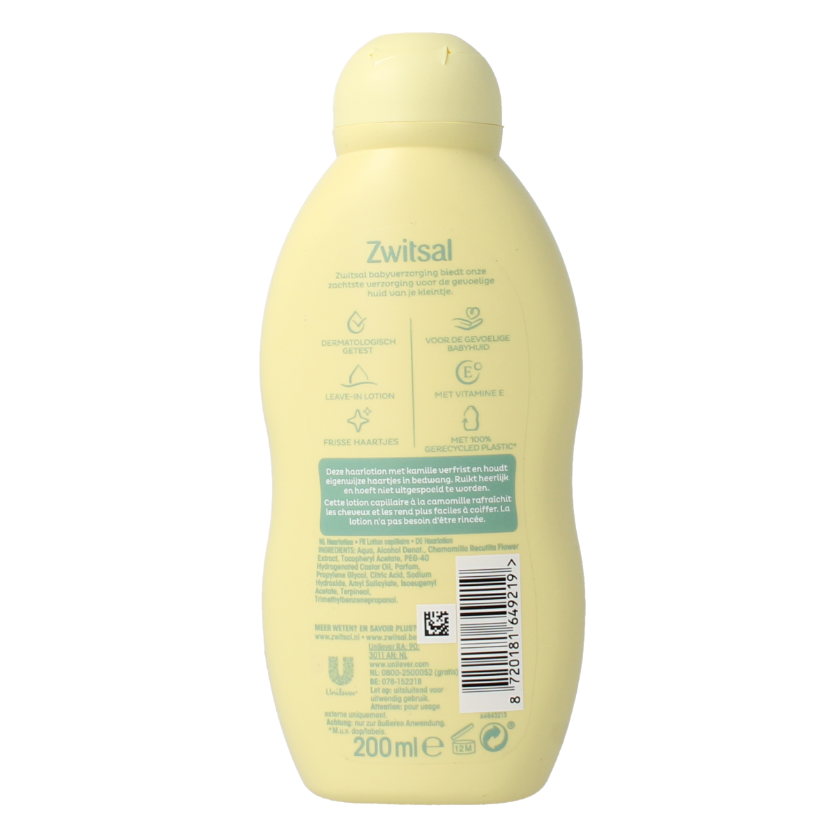 Zwitsal Goedemorgen haarlotion 200.00 Milliliter
