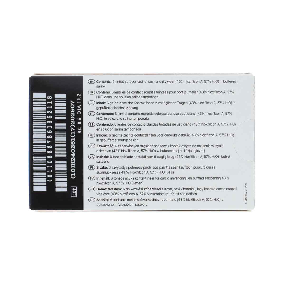 Eyefresh Eye Fresh maandlenzen 6-pack -4.75 6.00 Stuks