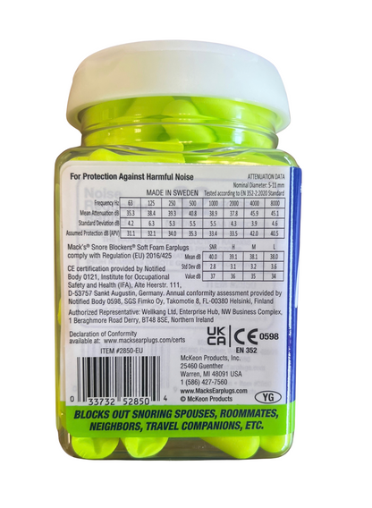 Macks Snore Blockers 50.00 Paar