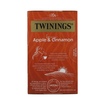Twinings Spicy apple & cinnamon 20.00 Zakjes