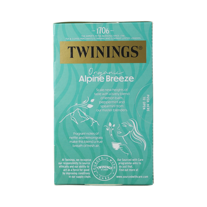 Twinings Alpine breeze bio 20.00 Zakjes
