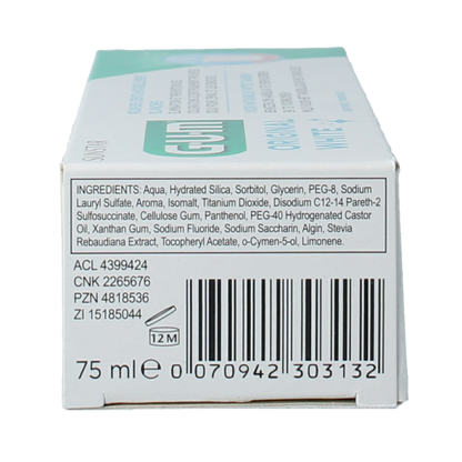 GUM Original white tandpasta 75 Milliliter