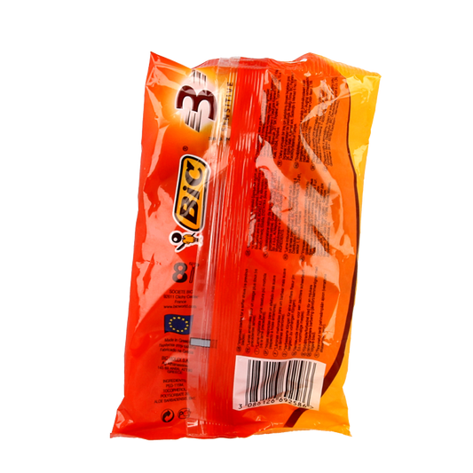 BIC 3 Sensitive pouch wegwerpscheermesjes 8 Stuks