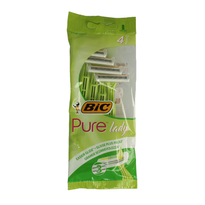 BIC Pure lady pouch 4 Stuks