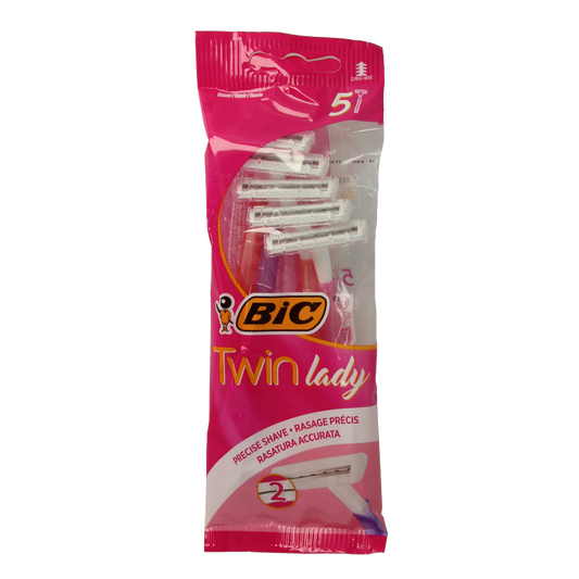 BIC Lady twin pouch mesjes 5 Stuks