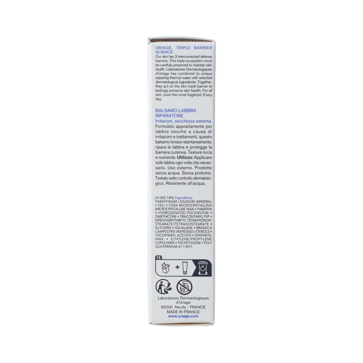 Uriage BARIÉDERM-CICA BAUME LÈVRES PROTECTEUR 15.00 Milliliter