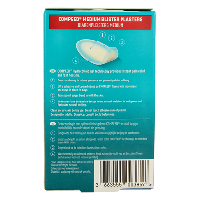 Compeed Blarenpleister medium 12 Stuks