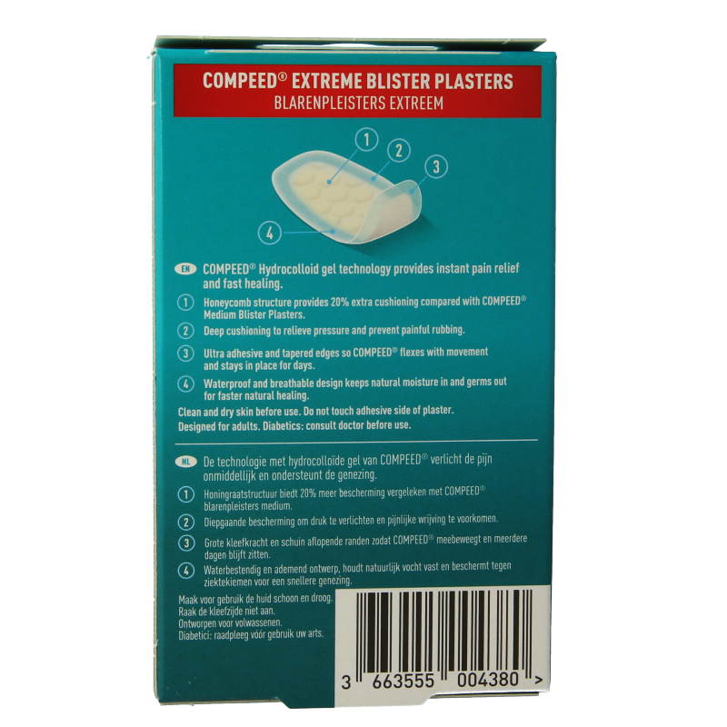 Compeed Blarenpleister extreme 6 Stuks