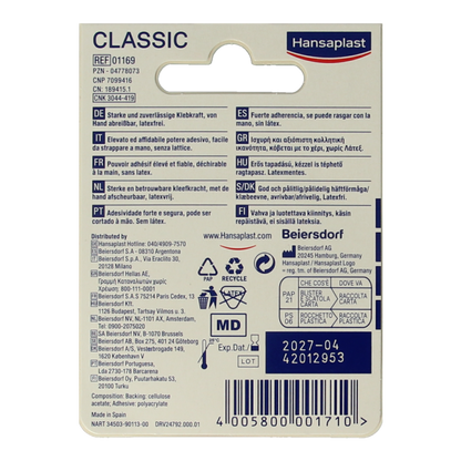 Hansaplast Hechtpleister classic 5m x 2.5cm 1 Stuks