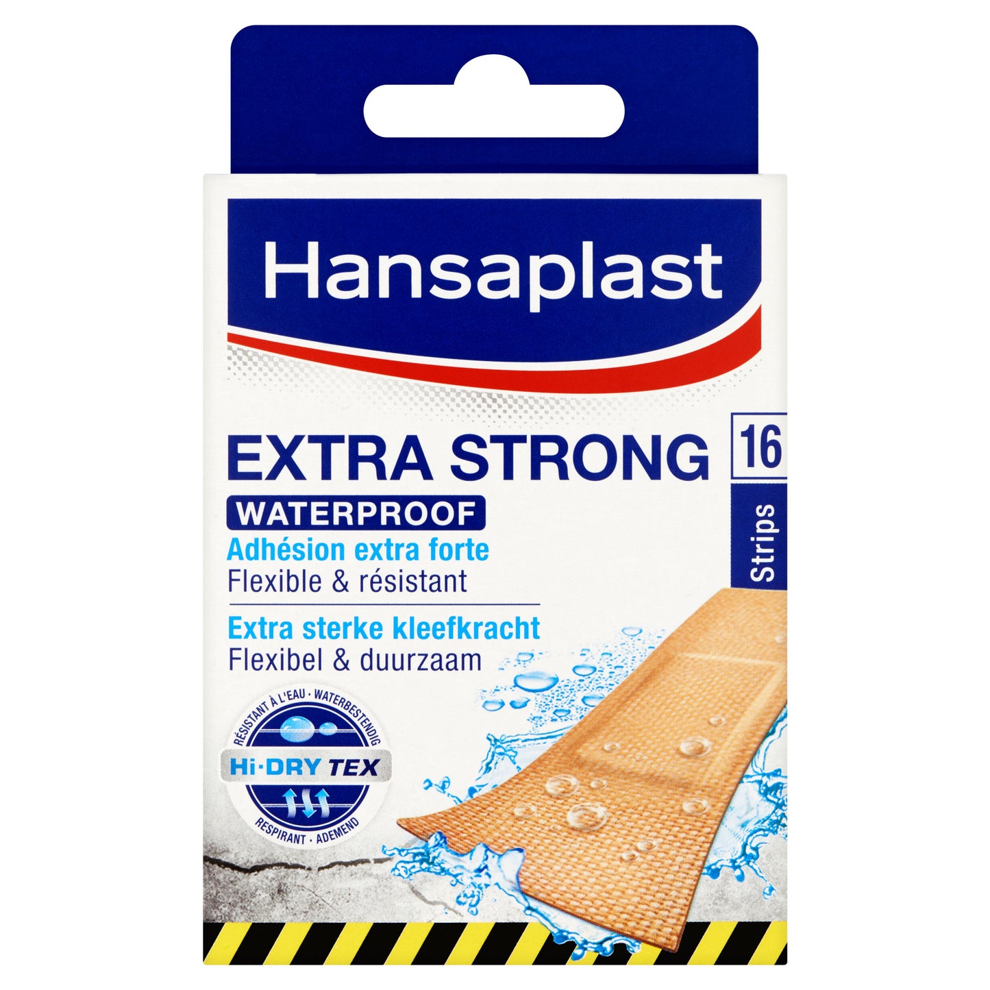 Hansaplast Extra strong waterproof 16 Stuks