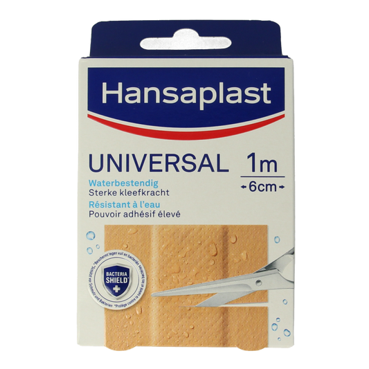 Hansaplast Universal 1m x 6cm 1 Stuks