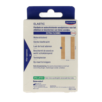 Hansaplast Elastic 2m x 6cm waterafstotend 1 Stuks