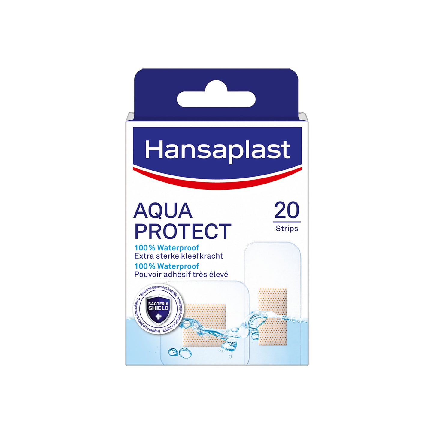 Hansaplast Aqua protect strips 20 Stuks