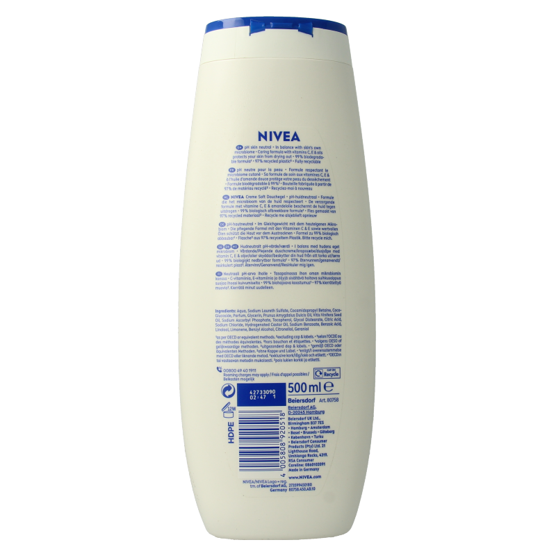 Nivea Douchecreme soft 500 Milliliter