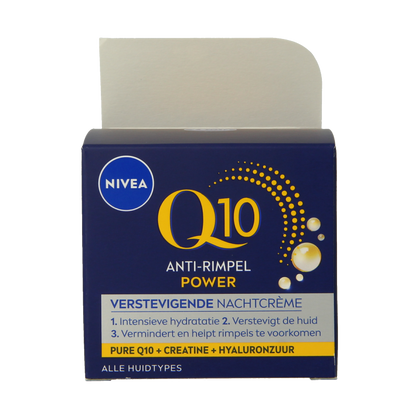 Nivea Visage anti-rimpel nachtcreme Q10+ 50 Milliliter