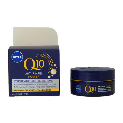 Nivea Visage anti-rimpel nachtcreme Q10+ 50 Milliliter